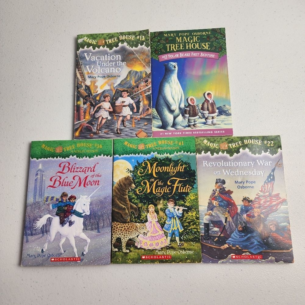 Magic Tree House Book Lot of 5 • Mary Pope Osborne • Early Reader Chapter Books